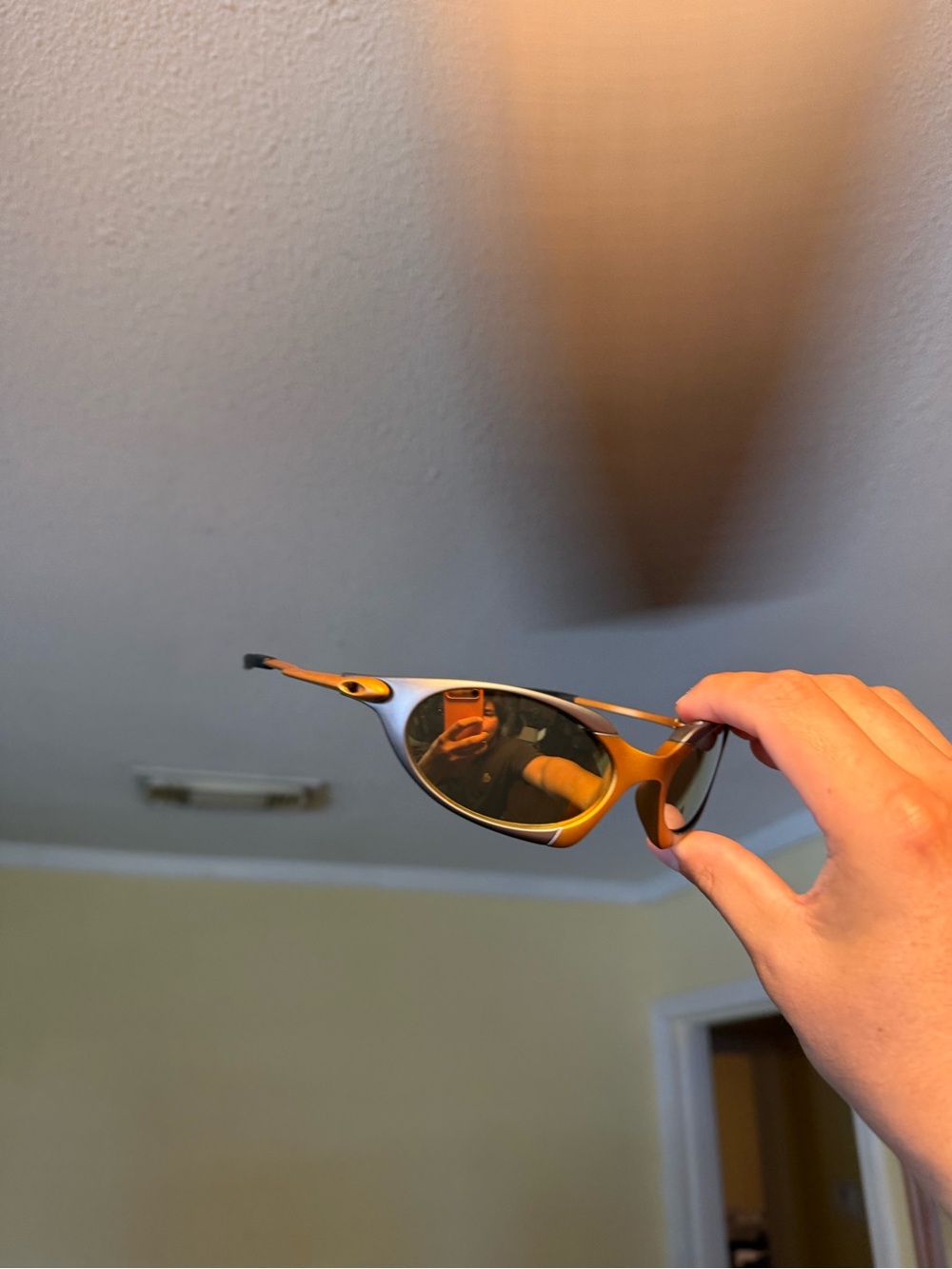 Oakley Women's Metallic Orange Performance Sunglasses Oakley
